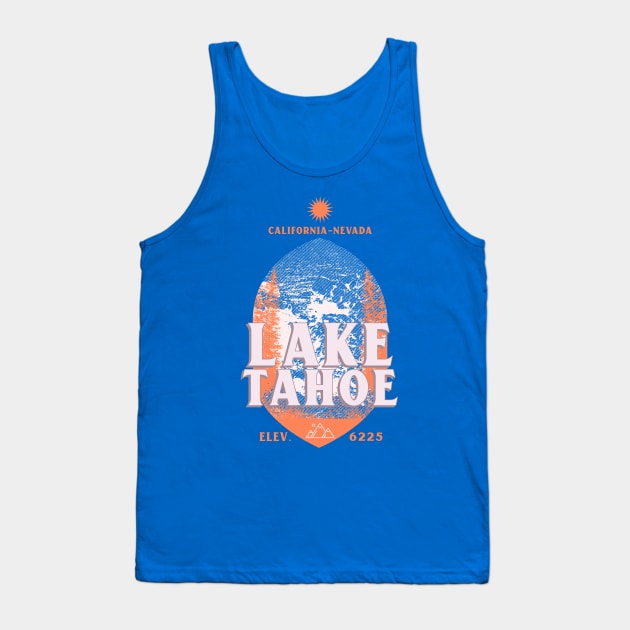 lake tahoe Tank Top by Tip Top Tee's